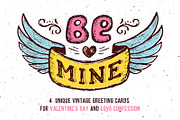 Valentine's Day greeting cards, an Illustration by yurlick (Thumbnail 1 of 5)