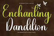 Enchanting Dandilion, a Handwritten Font by InermediaSTUDIO (Thumbnail 1 of 8)