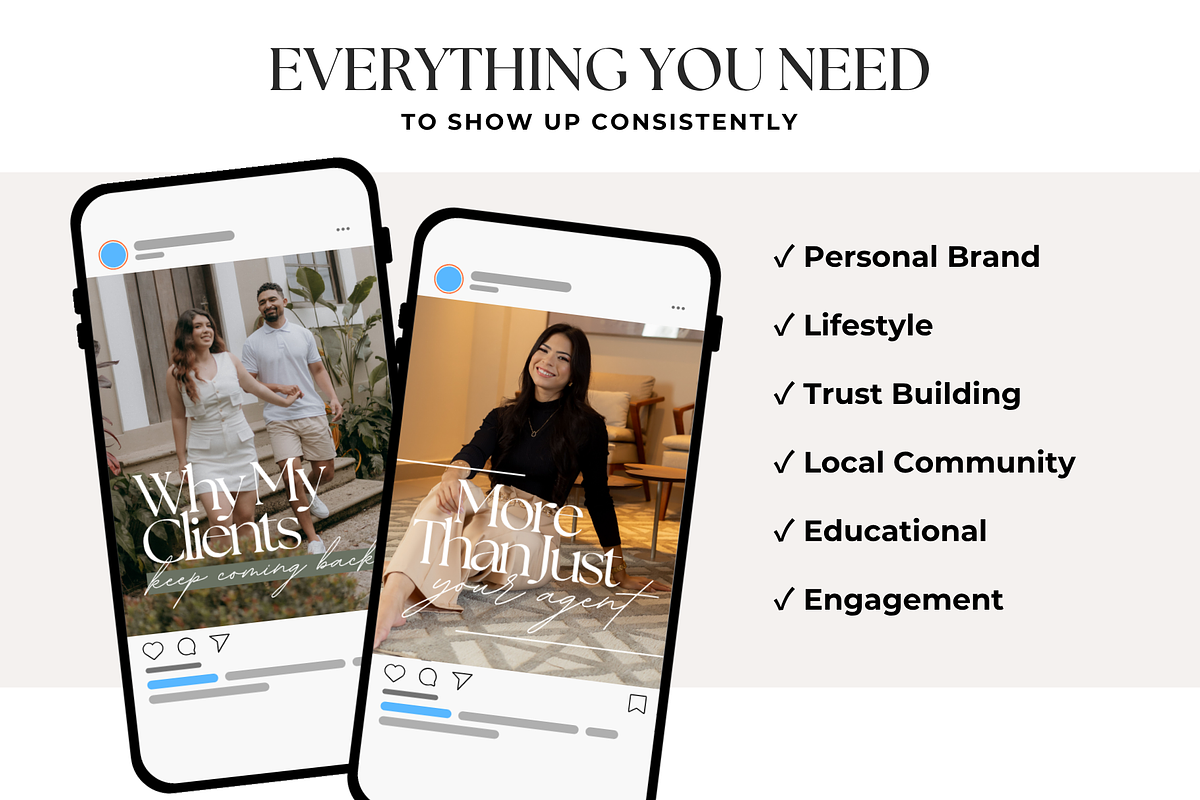 Real Estate Instagram Templates, a Social Media Template by BrandhavenStudio (Photo 4 of 10)