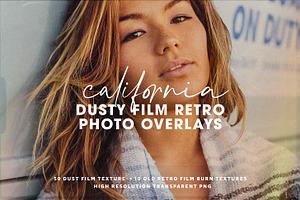 Dusty Film Retro Photo Overlays, a Photo by Paper Flowers Studio