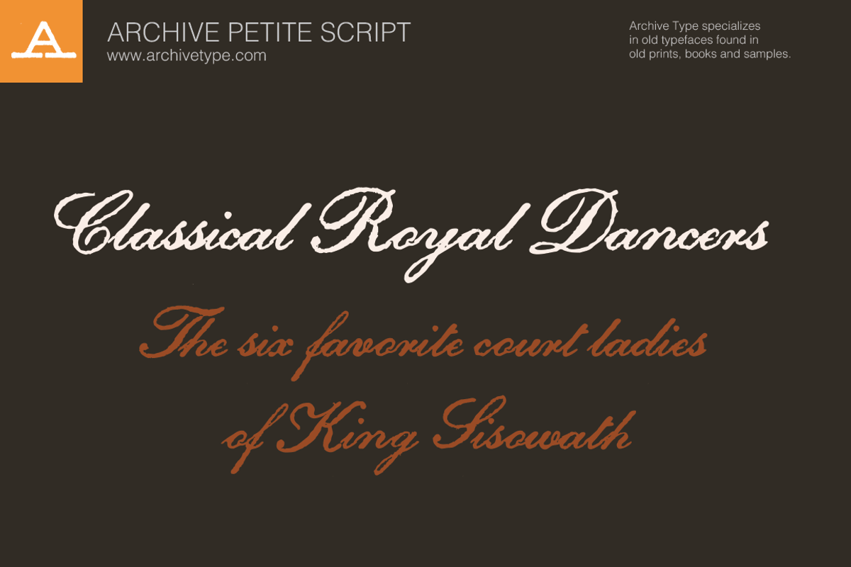 Archive Petite Script preview 2