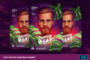 Summer Party DJ Flyer, a Flyer Template by Bornx Design (Thumbnail 1 of 3)