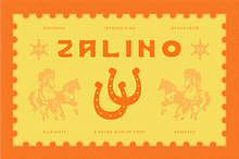 Zalino - Retro Display Font