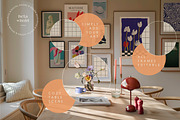 Frame Mockup Gallery Wall Collection, a Household Mockup by betabutbold.studio (Thumbnail 4 of 9)