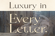 Edora Luxury Serif Font, a Serif Font by Voleshads (Thumbnail 2 of 8)