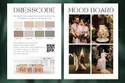 Dresscode card, Wedding mood board, a Card Template by EvaTemplates (Thumbnail 1 of 8)