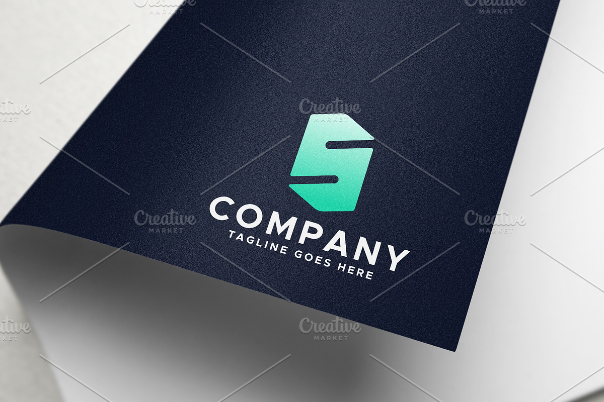 S letter unique logo design, a Branding & Logo Template by Amadul11 (Photo 3 of 4)