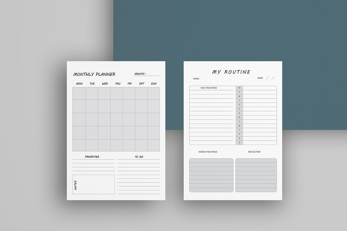 Ultimate Planner Bundle Pack, a Stationery Template by Mazharul Islam (Photo 14 of 19)