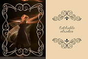 Curly Flourish Frames & Borders, an Object Graphic by venimo (Thumbnail 6 of 15)
