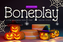 Boneplay Halloween Display Font