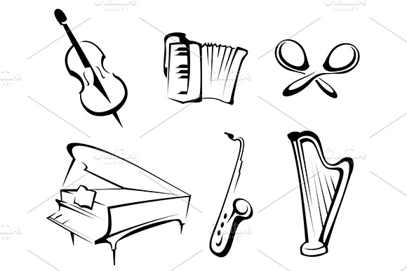 Musical Instruments Set 1