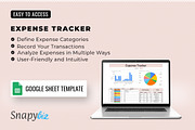 Income - Expense Tracker Spreadsheet, a Templates & Theme by Snapybiz (Thumbnail 2 of 10)