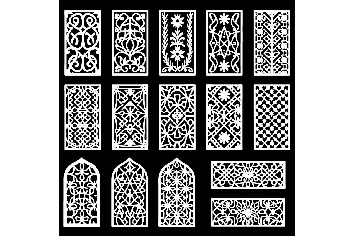 Ornamental Panel SVG Bundle, an Object Graphic by Creativeshirt (Photo 9 of 13)
