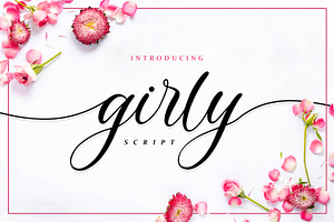 Girly Lovely Script Calligraphy