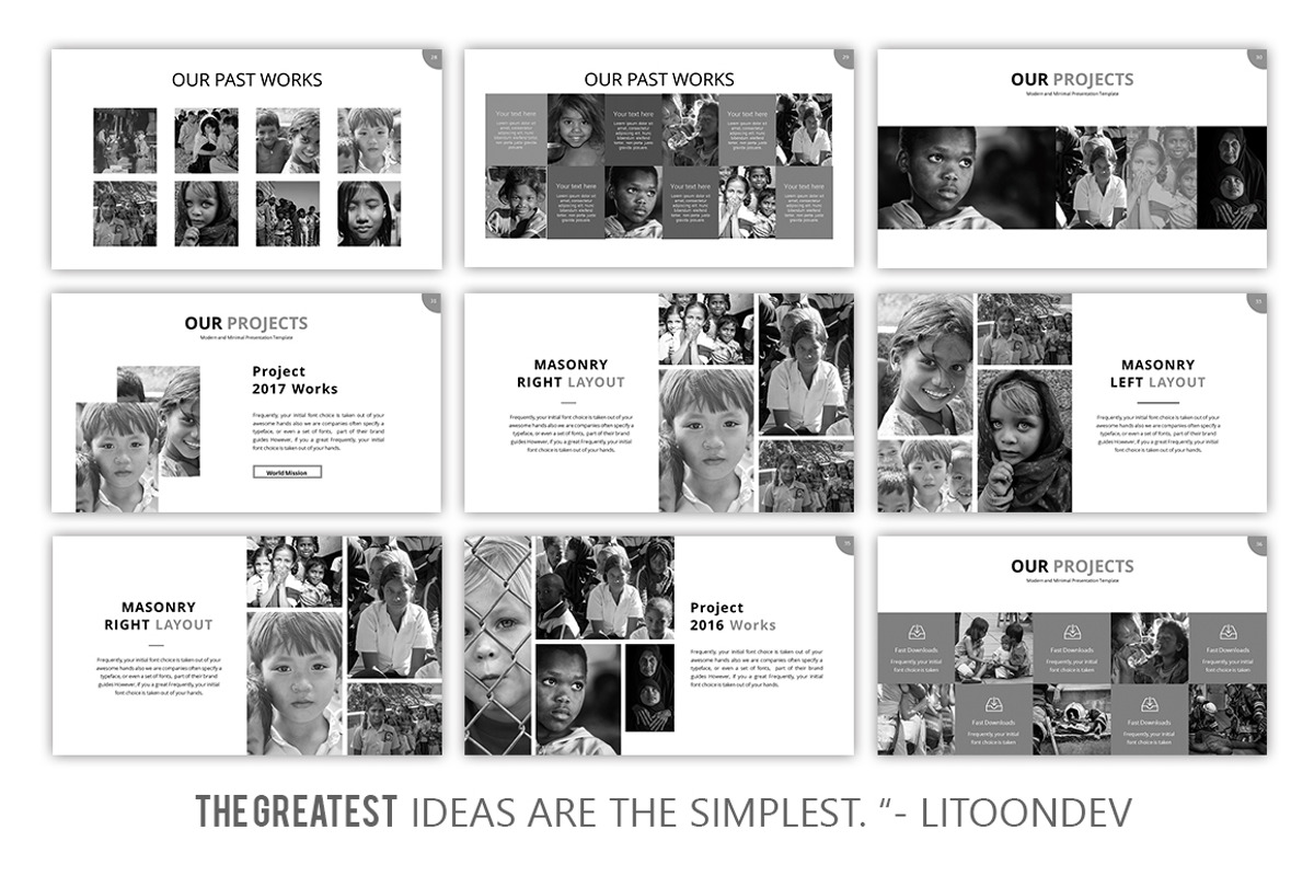 Dlara Charity Version 2, a Presentation Template by litoondev (Photo 2 of 5)