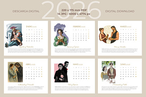 2026 Calendario Amores Contrariados, an Illustration by La Inspiratriz