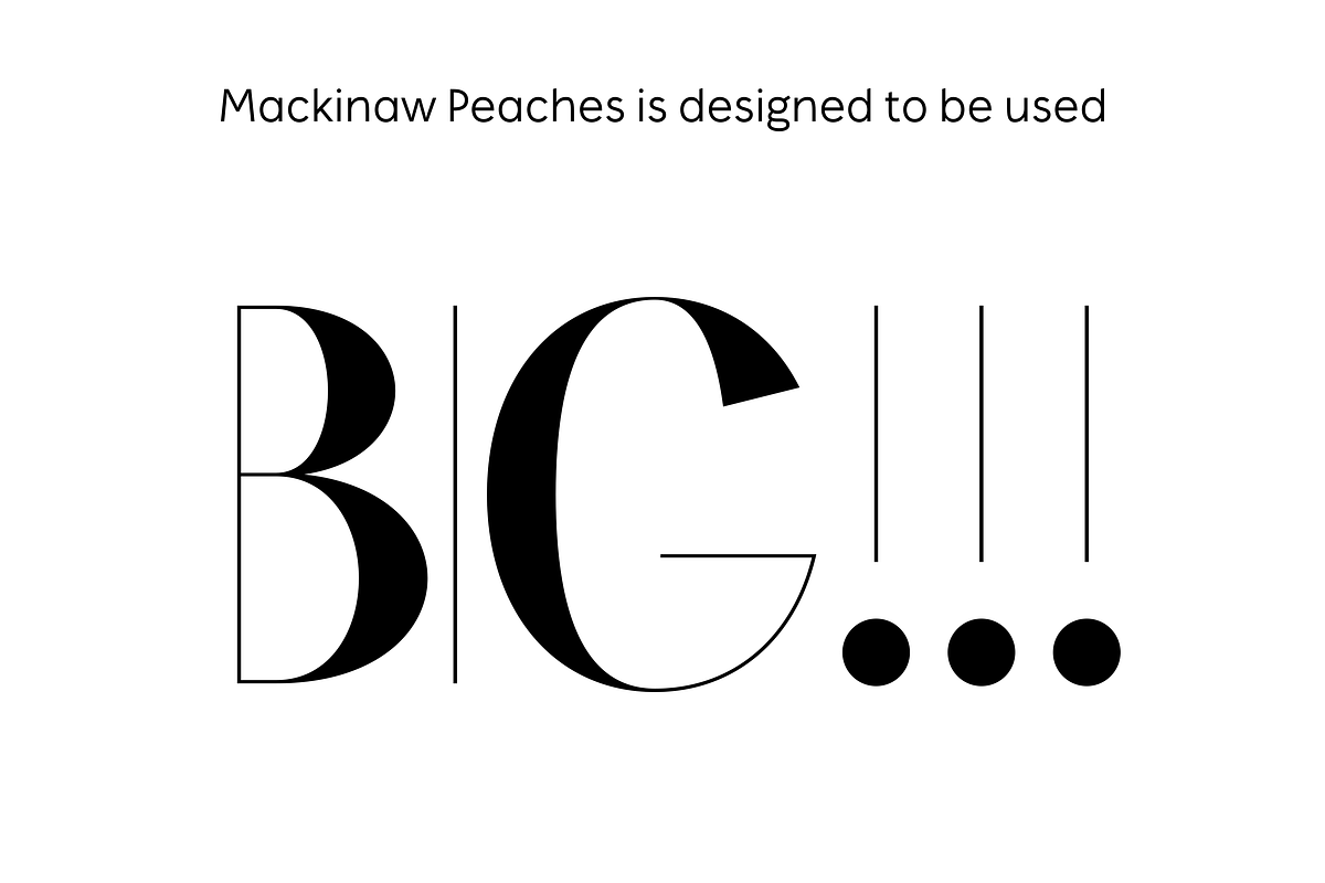 Mackinaw Peaches - Display Font, a Sans Serif Font by Suolahti Type (Photo 2 of 11)