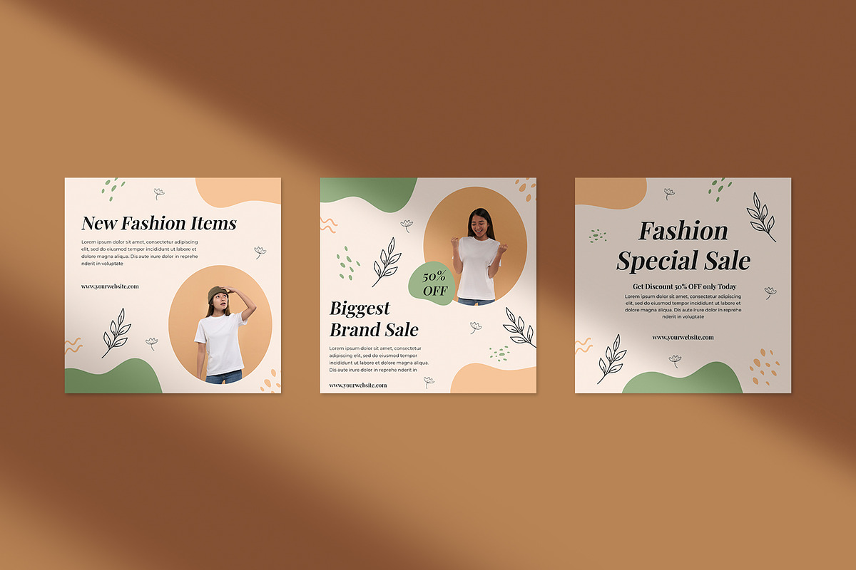 Puspita - Fashion Social Media Pack, a Social Media Template by Neetlabs Studio (Photo 3 of 5)