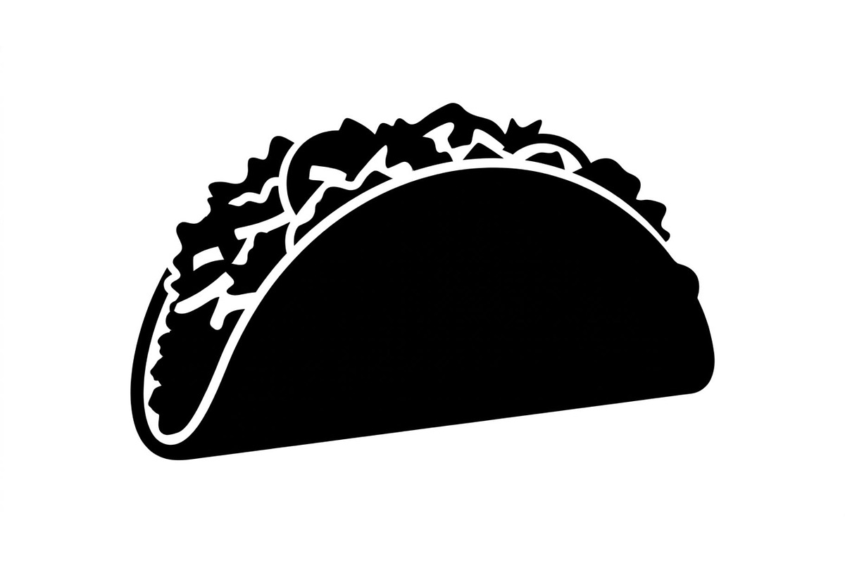 Tasty Taco Silhouette Collection, an Object Graphic by Designs_River (Photo 2 of 3)