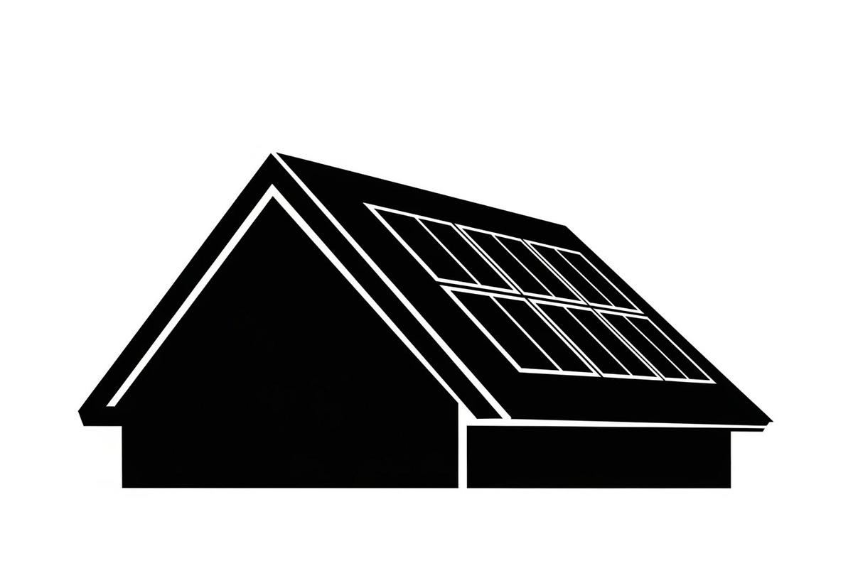 Solar Powered Home Silhouette Set, a Graphic by Designer_Momina (Photo 7 of 14)