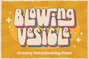 Blowing Vesicle - Psychedelic Font