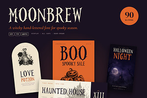 Moonbrew – Spooky Halloween Font
