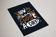Handdrawn Coffee Quotes. Lettering., a Card Template by Wewhitelist (Thumbnail 7 of 8)