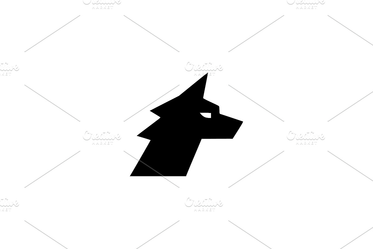 Fox Head Silhouette, an Animal Illustration by Vectorium Studio (Photo 1 of 4)