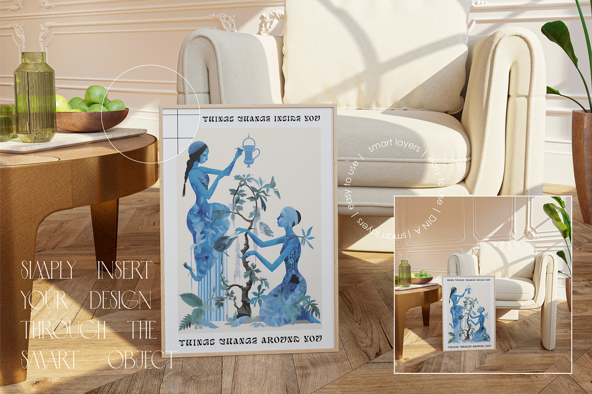 ADELE ROOM | Frame mockup set, a Household Mockup by yuliyuri.studio (Photo 32 of 44)