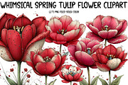 Whimsical Spring Hibiscus Flowers, an Illustration by Designworld (Thumbnail 1 of 7)