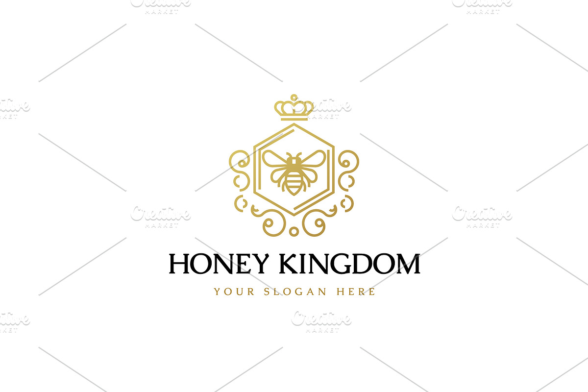Honey Kingdom Logo, a Branding & Logo Template by Pixes (Photo 2 of 4)