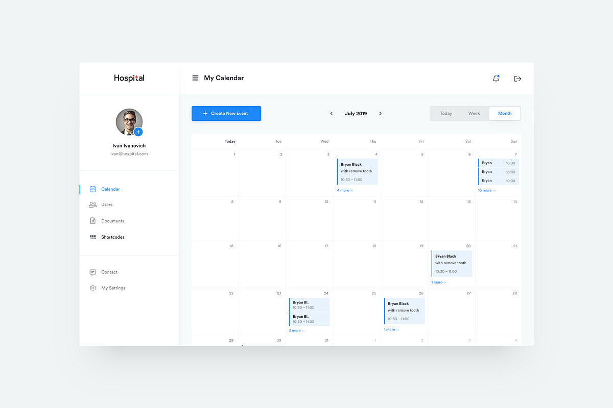 Mymed — App Landing Page + Dashboard, a Landing Page Template by artemmashirov (Photo 2 of 3)