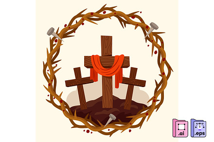 Good Friday, Jesus Crown