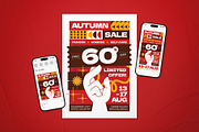 Autumn Great Sale Event Flyer Set, a Flyer Template by The Good Store (Thumbnail 1 of 2)