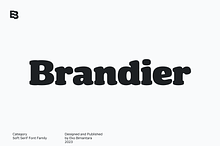 Brandier; Soft Serif Font Family