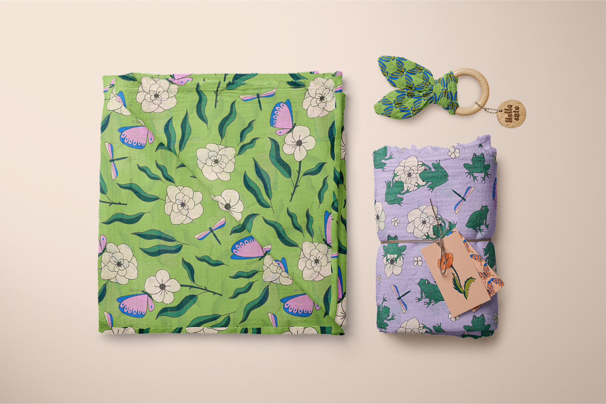 Flowers and frogs, an Object Illustration by K.SweeTheArt (Photo 9 of 10)