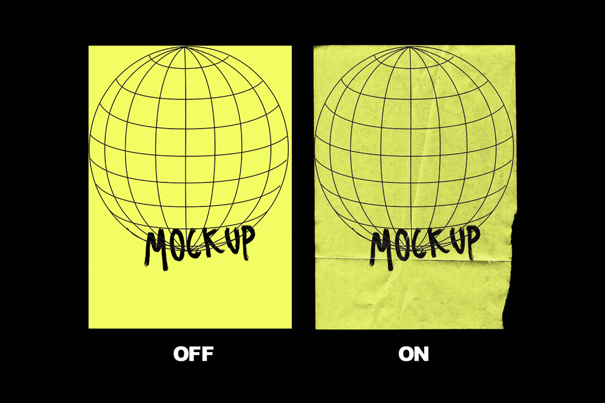 Wrinkle Paper Mockup Vintage, a Product Mockup by Bolderaja1 Studio (Photo 2 of 15)