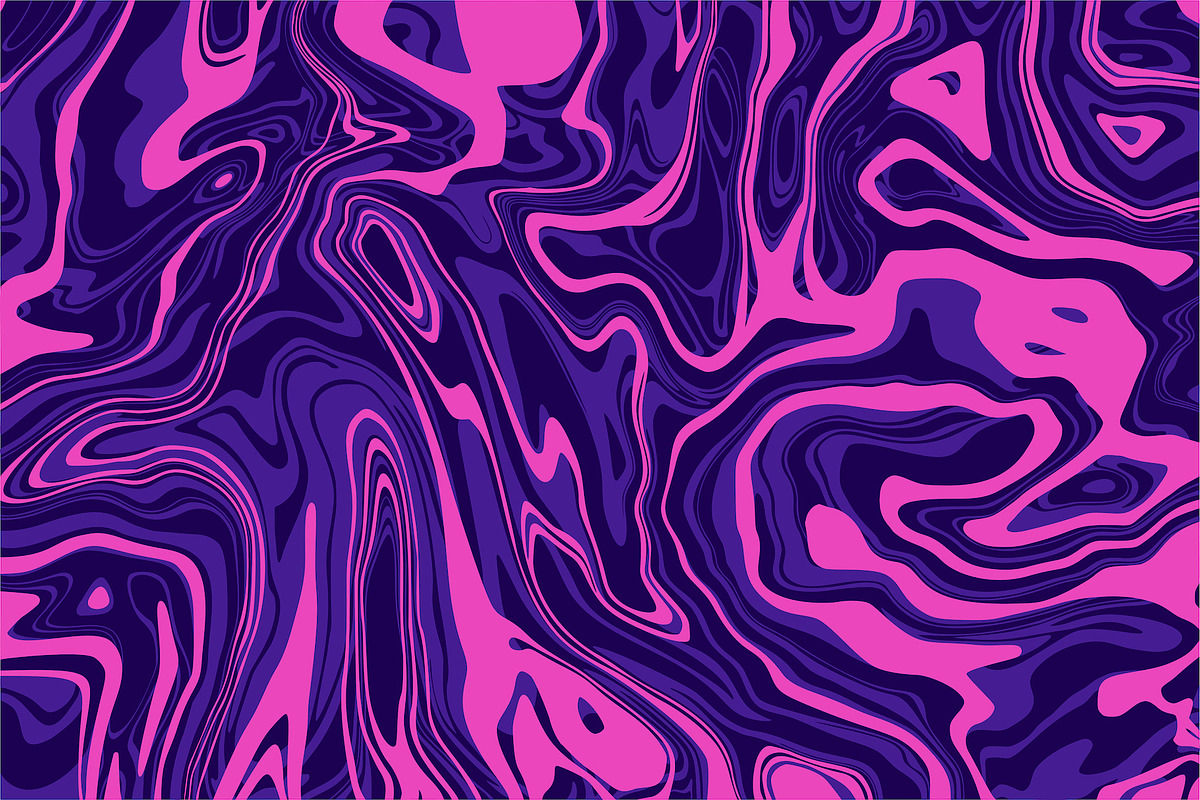 Marble Vector Patterns In Violet, a Pattern Graphic by Krolja (Photo 4 of 6)