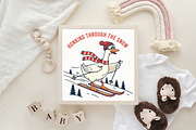 Honking Through the Snow Goose, an Illustration by CraftArtStudio (Thumbnail 4 of 4)