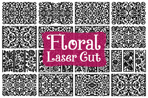 Elegant Rose Floral Laser Cut, an Illustration by Designs_River
