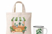 Watercolor Farmers Market Bundle PNG, a Food Illustration by PatternPalette (Thumbnail 8 of 10)