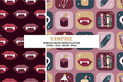 Vampire Seamless Digital Paper, a Pattern Graphic by Alanna Messina Design Co (Thumbnail 5 of 9)