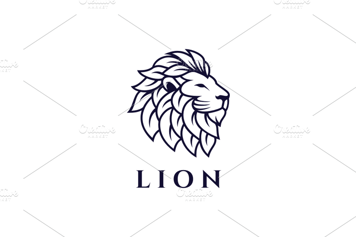 Lion Leaf Leaves Logo Template, a Branding & Logo Template by yopie (Photo 3 of 3)