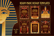 Egyptian Backgrounds and Frames, an Education Illustration by Wingsart Studio (Thumbnail 2 of 5)