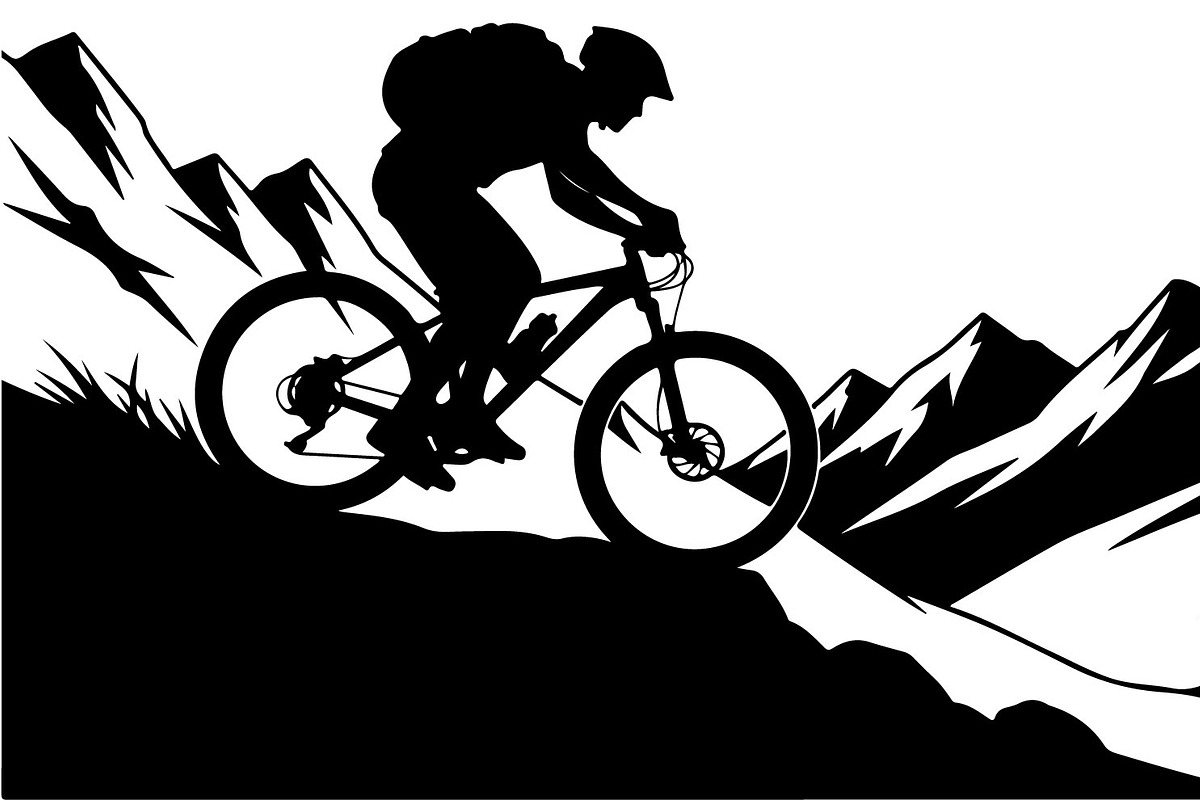 Cycling Sport Silhouette Bundle, an Illustration by Designs_River (Photo 9 of 38)