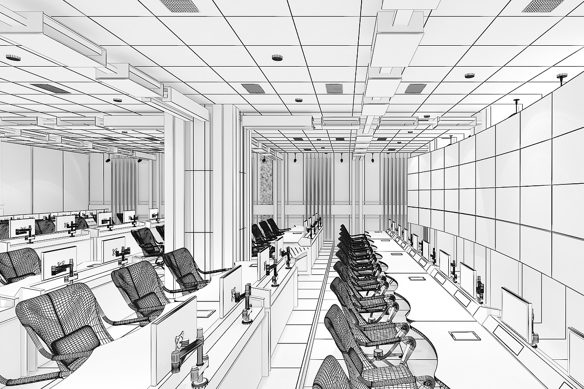 TV Studio Control Room 1, an Architecture 3D Model by akerStudio (Photo 19 of 42)