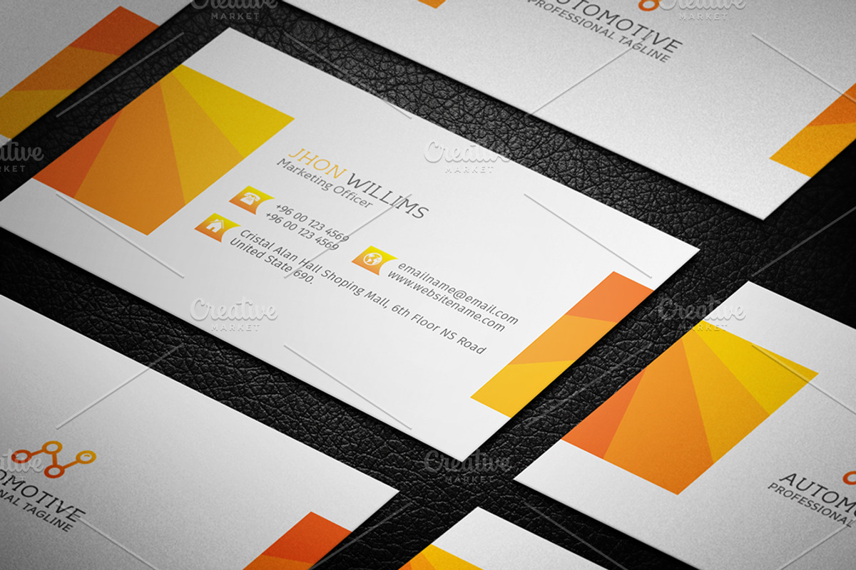 Corporate Business Card, a Business Card Template by Axpand (Photo 4 of 4)