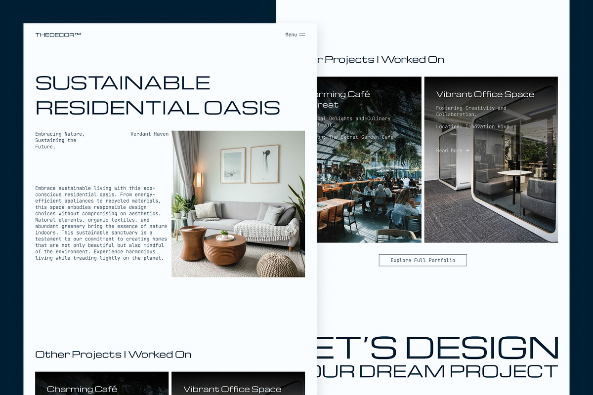 The Decor - Framer Template, a Landing Page Template by 123 UXUI (Photo 4 of 4)