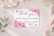 Blush Garden Peony Watercolor Set, a Seasonal Illustration by Where summer is (Thumbnail 12 of 12)