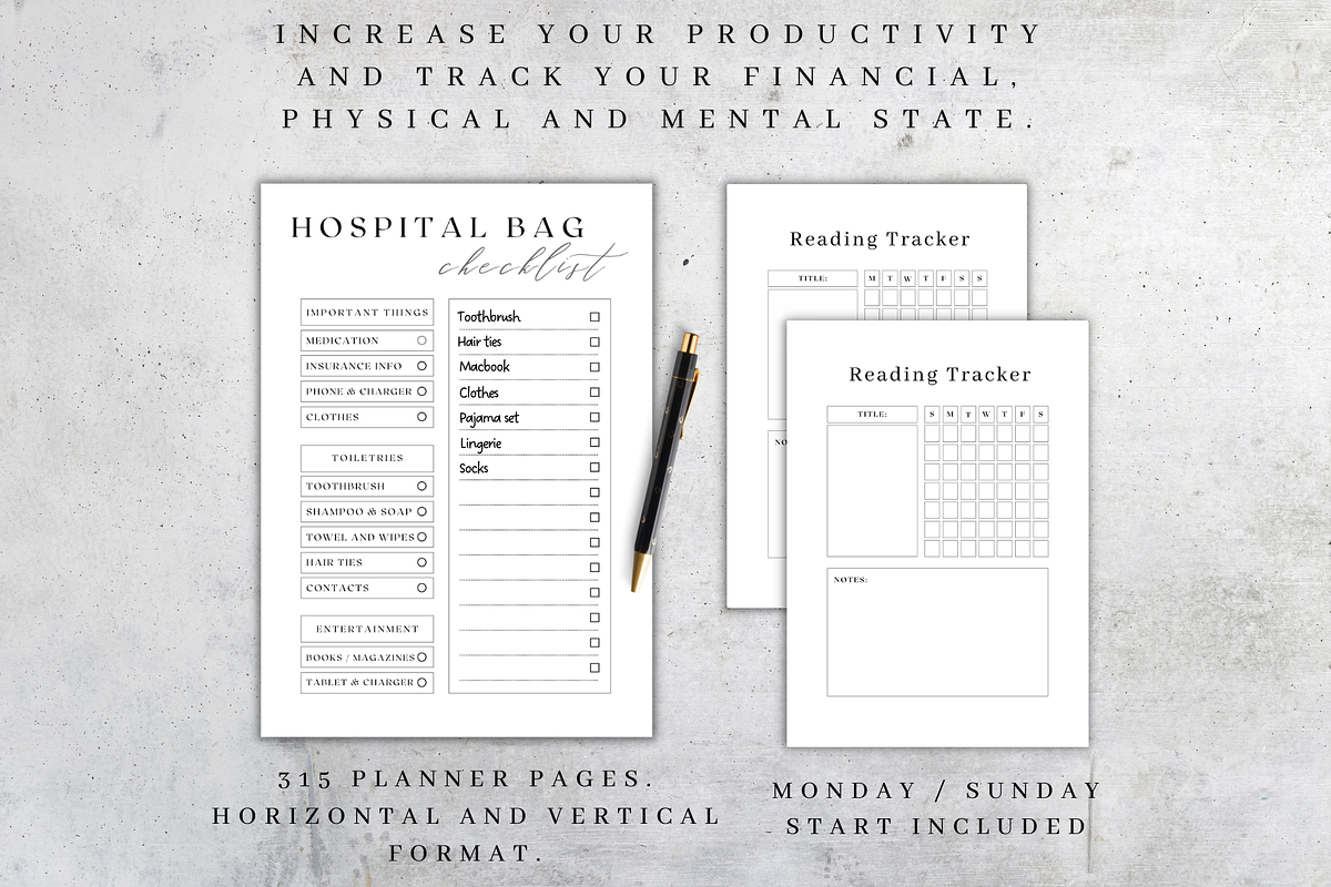 Digital ADHD Planner Printable, a Stationery Template by BRANDcontent (Photo 6 of 9)